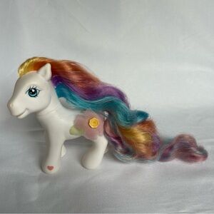 My Little Pony G3 Daffidazey 2005 Rainbow Mane/Tail  3D Flower Cutie Mark Hasbro